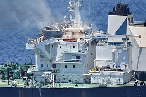 Middle East Tensions: Greek-flagged oil tanker on fire after Houthi attack